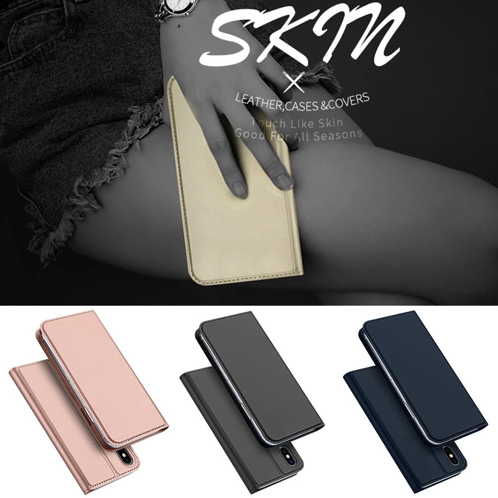 Тонкий кожаный бумажник Folio чехол для Apple IPhone X Xr Xs Max 6S 6 8 7 Plus 5 5S SE удобный кошелек слот для карт защитный чехол
