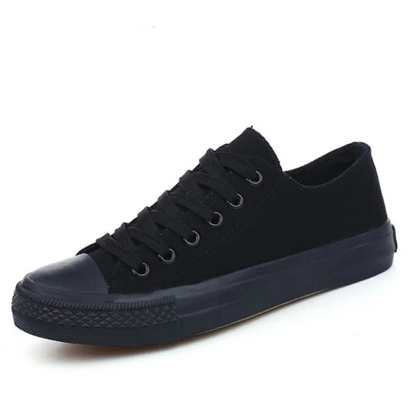 all black canvas shoes womens
