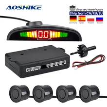AOSHIKE-Sensor de estacionamiento automático para coche, sistema de detección de Radar de estacionamiento con pantalla de respaldo inverso, 22MM, 3