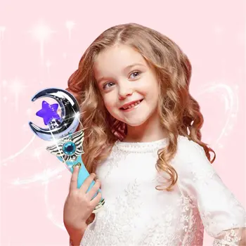 

Exquisite Girls Princess LED Wand Magic Wand Light Sound Cosplay Halloween Toy Stage Performance 72XC