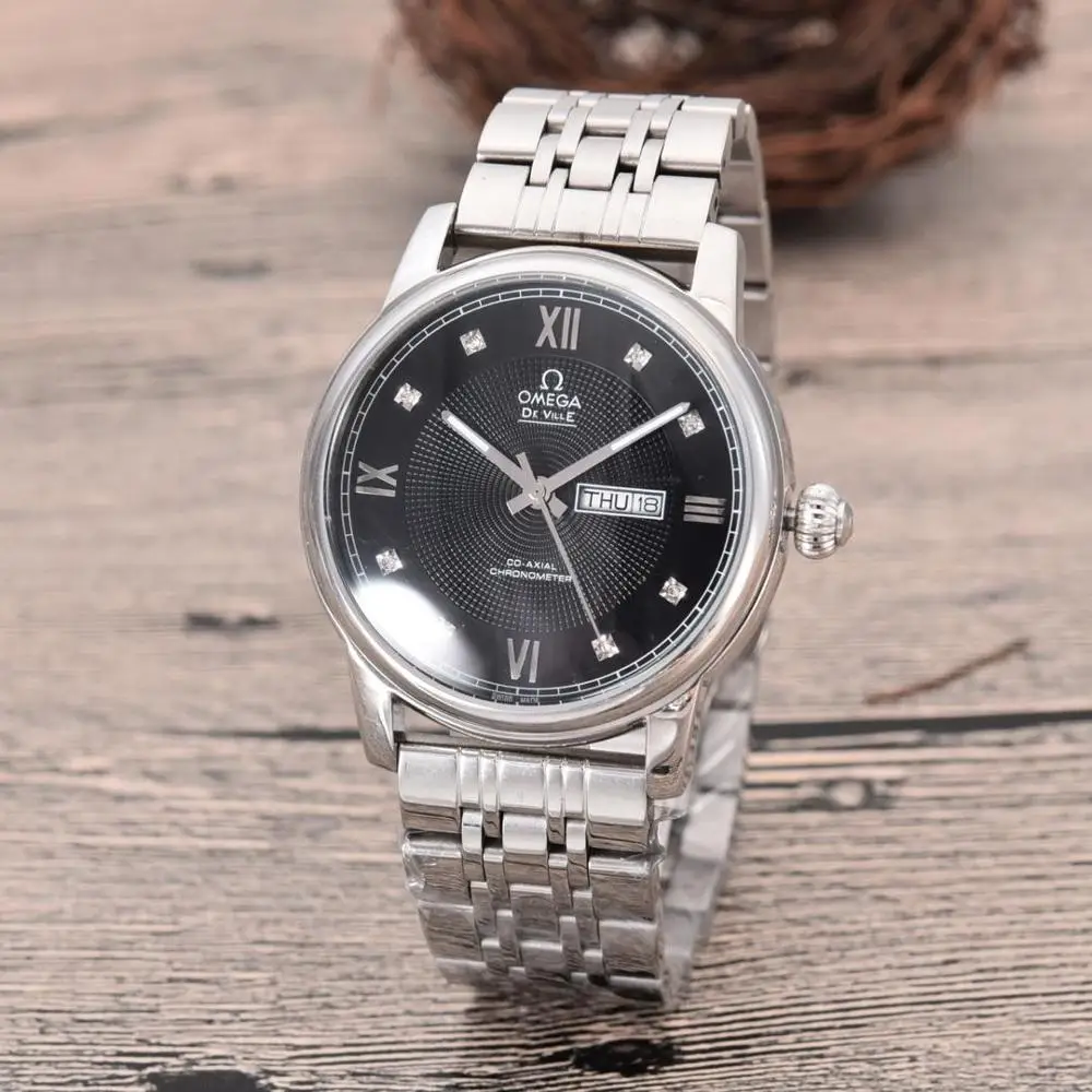 

New 2020 Longines-Three Needles Watch Watch Simple Strap Sports Multifunctional Quartz Men's Watch Gift 1108