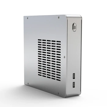 

U3 Mini ITX Case Aluminum PC Chassis HTPC Case Office Home Gaming Aluminum Alloy Case for Computers