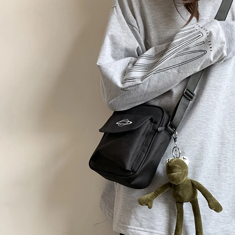  Women Canvas Bag Japan Style Girl Small Shoulder Bags Korean Fashion Casual Female Messenger Crossb - 4000020266047