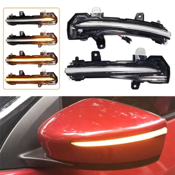 

LED Dynamic Turn Signal Blinker Side Rear-View Mirror Indicator Light For Nissan Klcks P15 Note E12 bluebird Lannia Sylphy