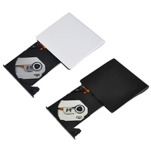 Taşınabilir harici CD sürücü USB 3.0 optik sürücü Ultra ince CD DVD ROM Rewriter Burner yazar Windows Mac OS için dizüstü masaüstü