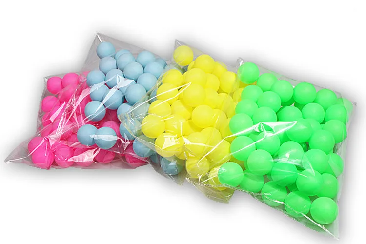 Объемный цветной бесщеточный Настольный теннис пластиковый шар бесшовное украшение ручной тренажер игрушка