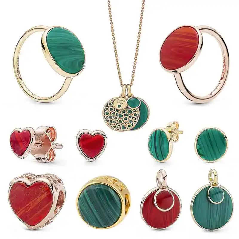 

PDB Original 925 Sterling Silver Beautifully Different Collection Ring Earrings Necklace Charm Woman Jewelry Gift Free Shipping