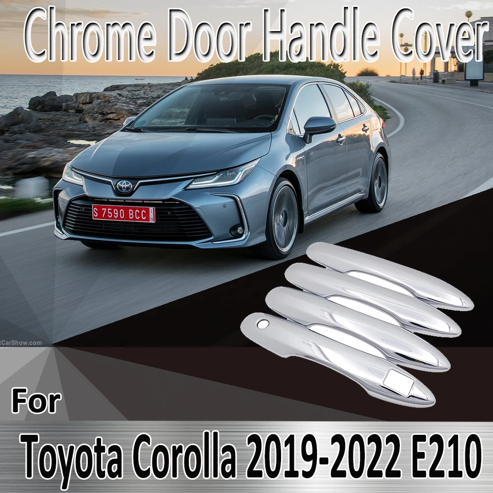 Cubierta de manija puerta para Toyota Corolla Auris E210, 2019 ~ 2022, 2021, decoración de diseño, de coche|Pegatinas para coche| - AliExpress
