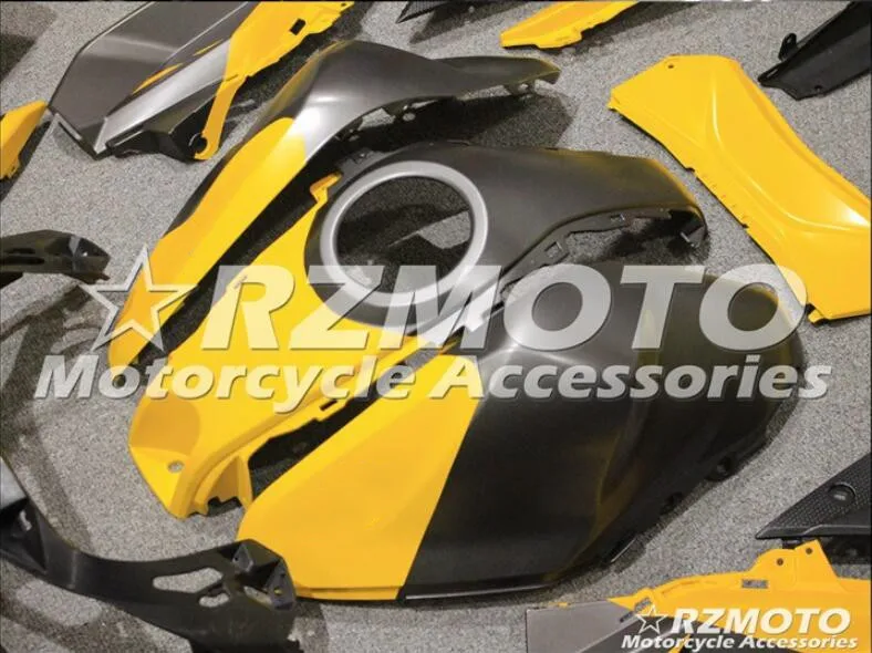 4 Gifts New style ABS Injection Mold motorcycle Fairings Fit For YAMAHA R3 R25- 15-19 Bodywork Set Custom Yellow gray
