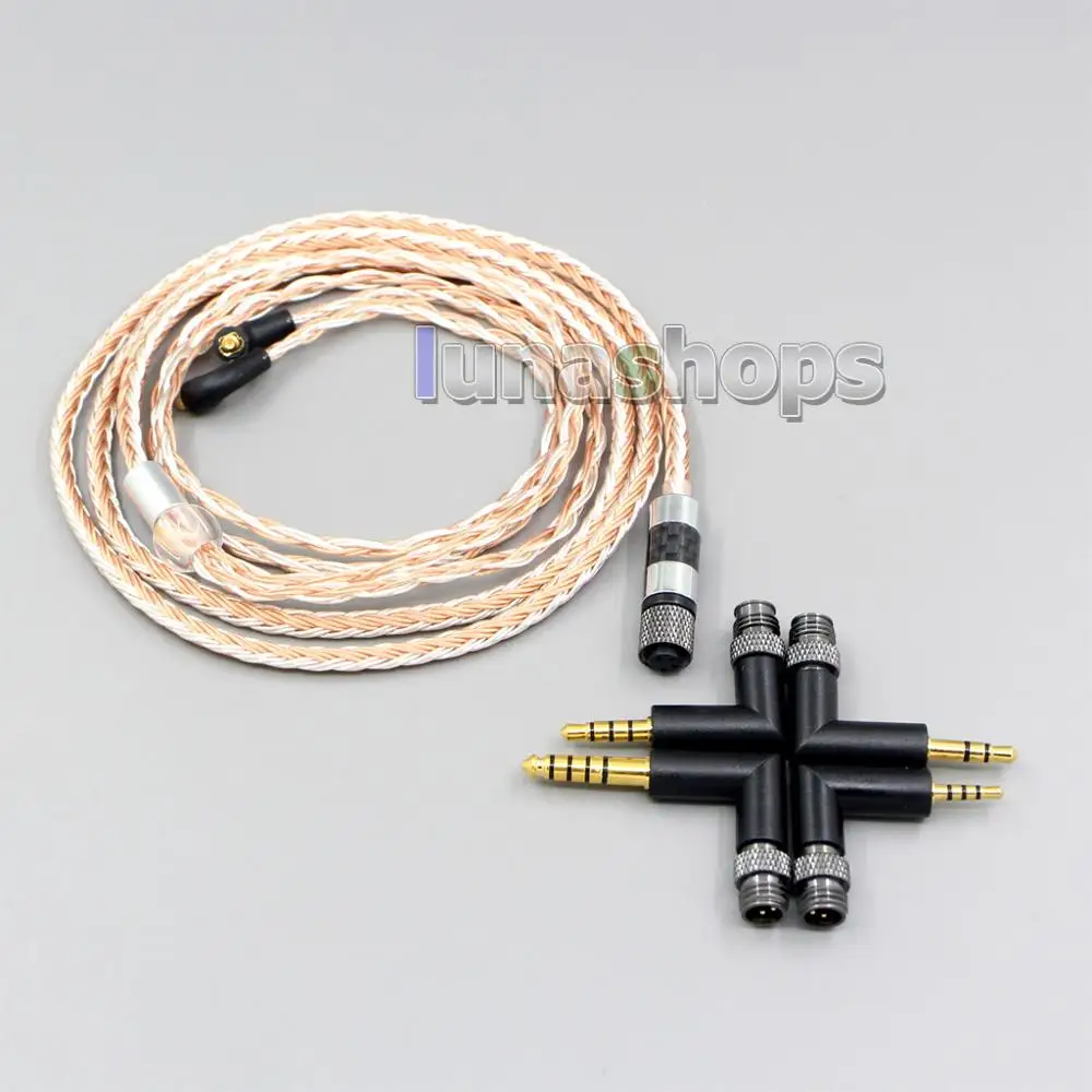 4 in 1 Plug 16 Cores OCC + Pure Silver Plated