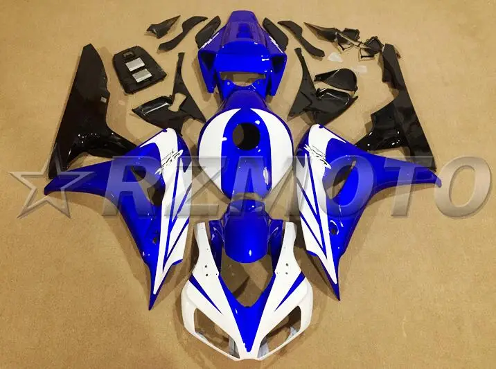Топ литья под давлением ABS полный обтекатель комплект Подходит для Honda CBR1000RR 06 07 2006 2007 1000RR Обтекатели набор черный белый синий