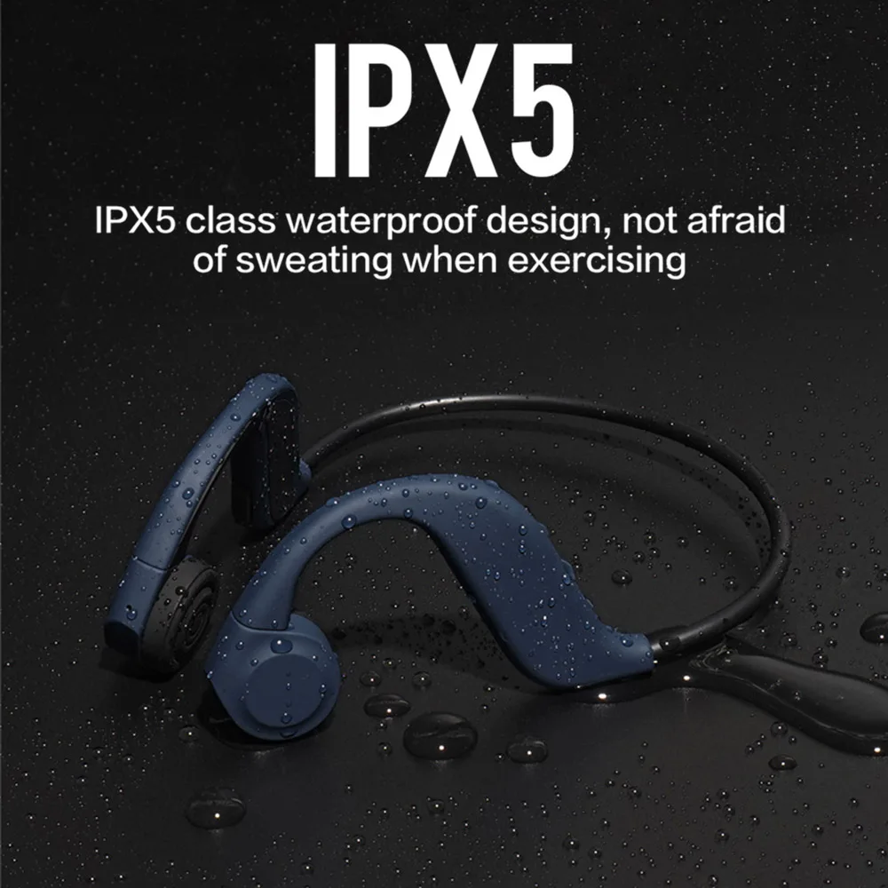 X9 костной проводимости наушники беспроводные Bluetooth 5,0 стерео наушники IPX5 Спорт бег Велоспорт гарнитура встроенный Двойной HD микрофон