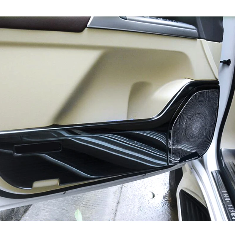 Для Toyota Land Cruiser 200 2012 2013 из нержавеющей стали дверной звуковой сигнал передней двери