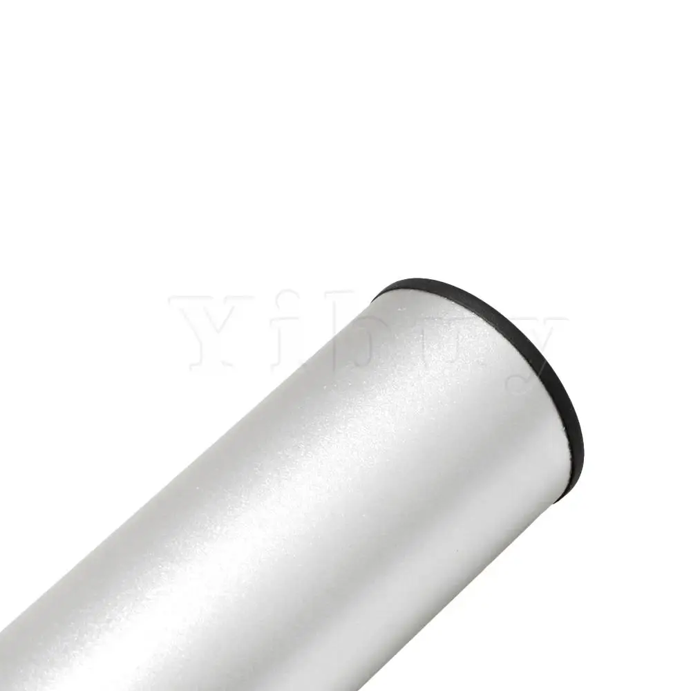 Yibuy Stainless Steel 16cm Cylinder Sand Shake Rhythm Musical Accessory Part