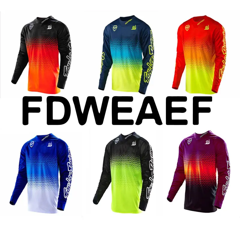 Горный горный велосипед Джерси эндуро MX Велоспорт DH Maillot Ciclismo Hombre Быстросохнущий