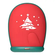 Креативный подарок Рождественские маленькие перчатки разделенные грелки для рук зарядка мультфильм Usb портативный мини-грелка подарок