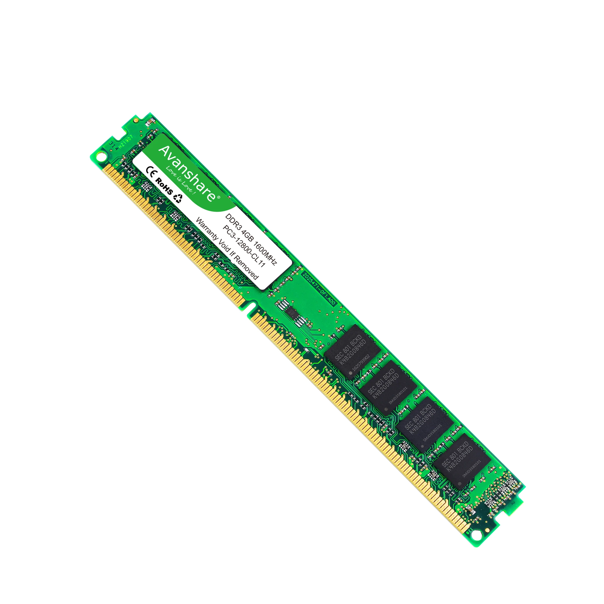 Память DDR3 8 ГБ для настольного ПК 1600 МГц 12800 совместимая с Intel AMD 4 Гб 1333 Sdram 1066 от