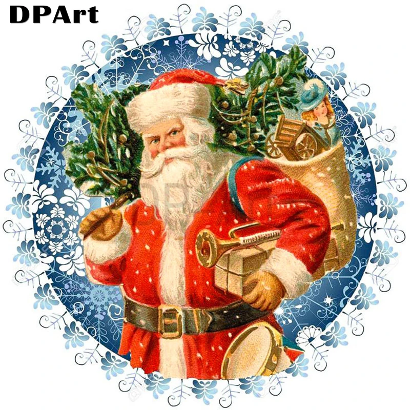 Алмазная вышивка 5D полный квадратный/круглый дрель Merry Christmas Санта Клаус алмаз горный хрусталь галька вышивка крестиком Мозаика M1163
