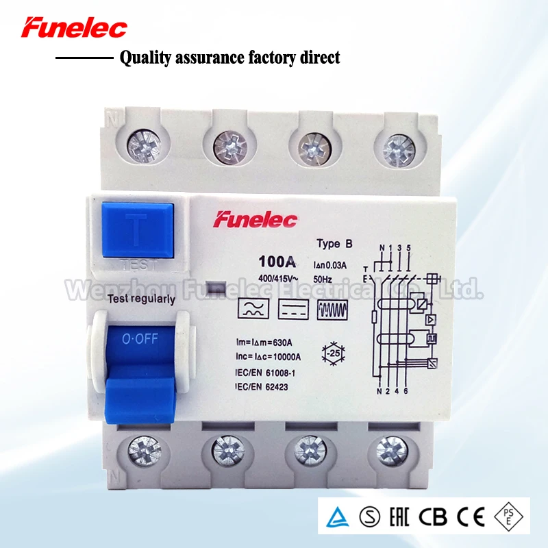 Тип B защита от протечек универсальные автоматические выключатели