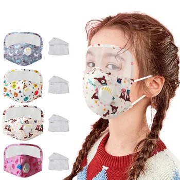 

1pc Children Outdoor Cloth Face Shield Washable Face Mask Breathable Facial Mask Reuseable Mouth Face Mask mondmasker