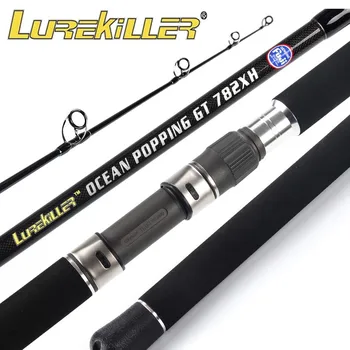 

lurekiller Japan FuJl OCEAN POPPING GT fishing rod fuji guide fishing rod section 2.28m 2.35M 2.54m high carbon Ocean Boat