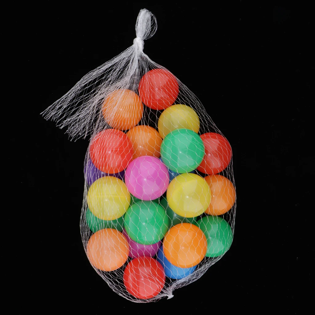 50pcs Funny Colorful Soft Plastic Ocean Balls Pit Kids Swim Pool Toys 4cm Ocean Ball Toy Soft Plastic Ocean Ball  for Kids 