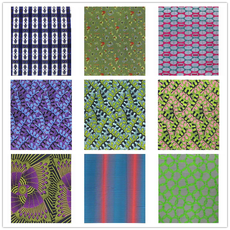 Африканская батик, восковая ткань, пагне, воск, Анкара, восковая ткань, Африканский воск, принты золотого цвета, тонкая ткань, 6 ярдов, для шитья свадебного платья