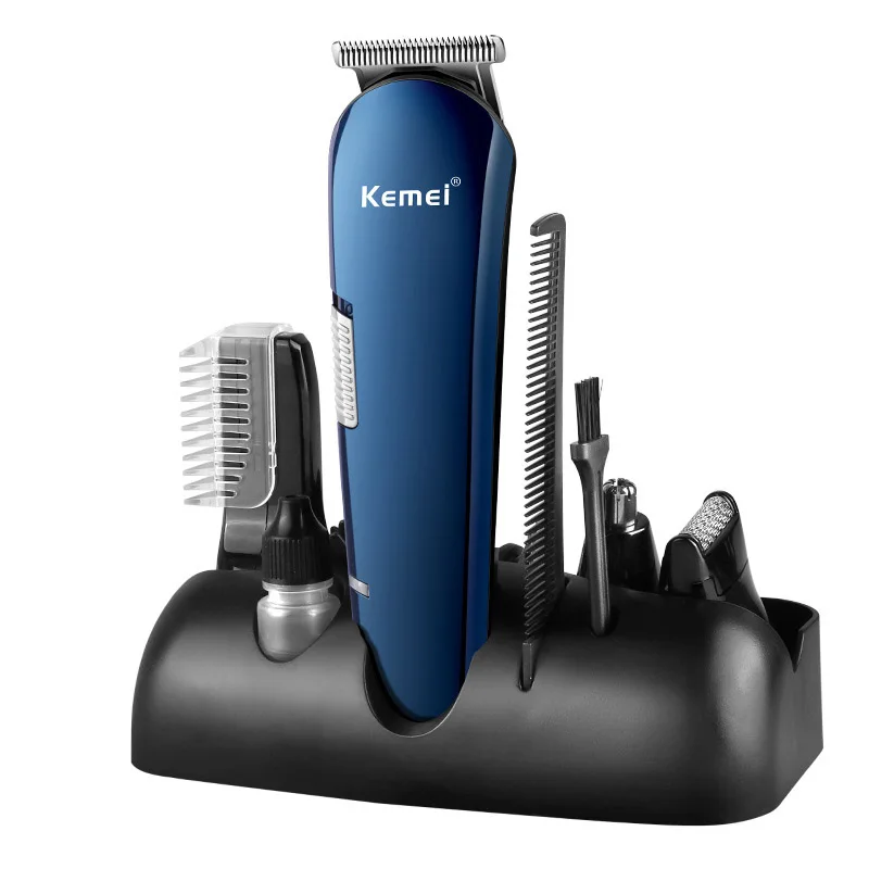 

5 in 1 Professional Men Hair Clipper USB Rechargeable Razor Nose Hair Lettering Beard Trimmer Home Salon Barber Electric Clipper