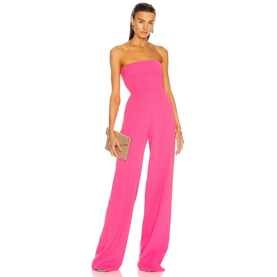 Lebar Kaki Mengepel Jumpsuit 2022 Mode 