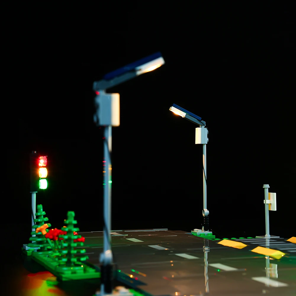 Led Light Kit Building Blocks City Road Plates For LEGO 60304 (Only Light Kit Included)