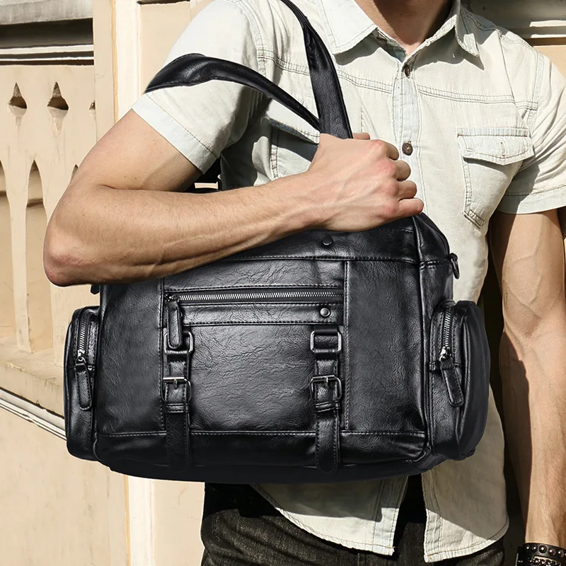 Nieuwe Stijl Creative Business Casual Mannen Tas Modieuze Grote Volume Men's Handtas Winkel Nieuwe Stijl Creative Business Casual Mannen Tas Modieuze Grote Volume Men's Handtas Winkel