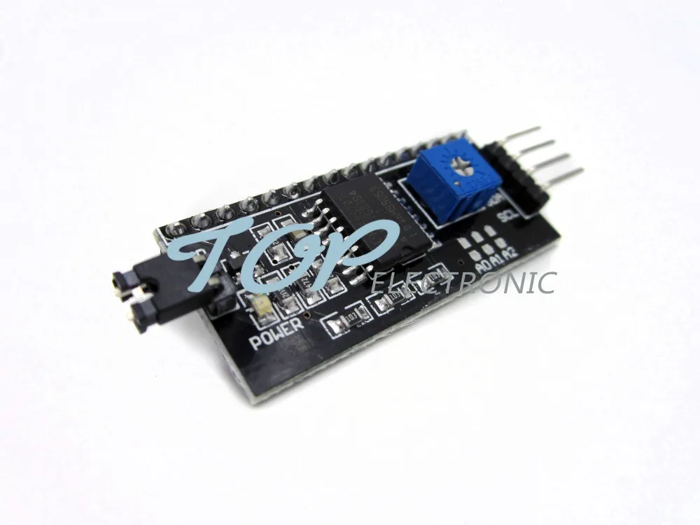 

5 IIC I2C serial interface board module LCD1602 address variable electronics compatible board tantalum capacitor diy electronics