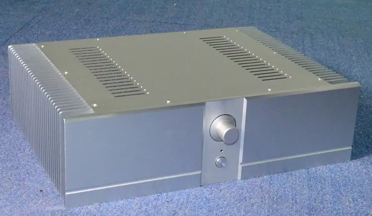 Carcasa de amplificador de aluminio tamaño D315 W430 H120 DAC, fuente de alimentación del chasis, caja de bricolaje, CJ146, carcasa Clase A