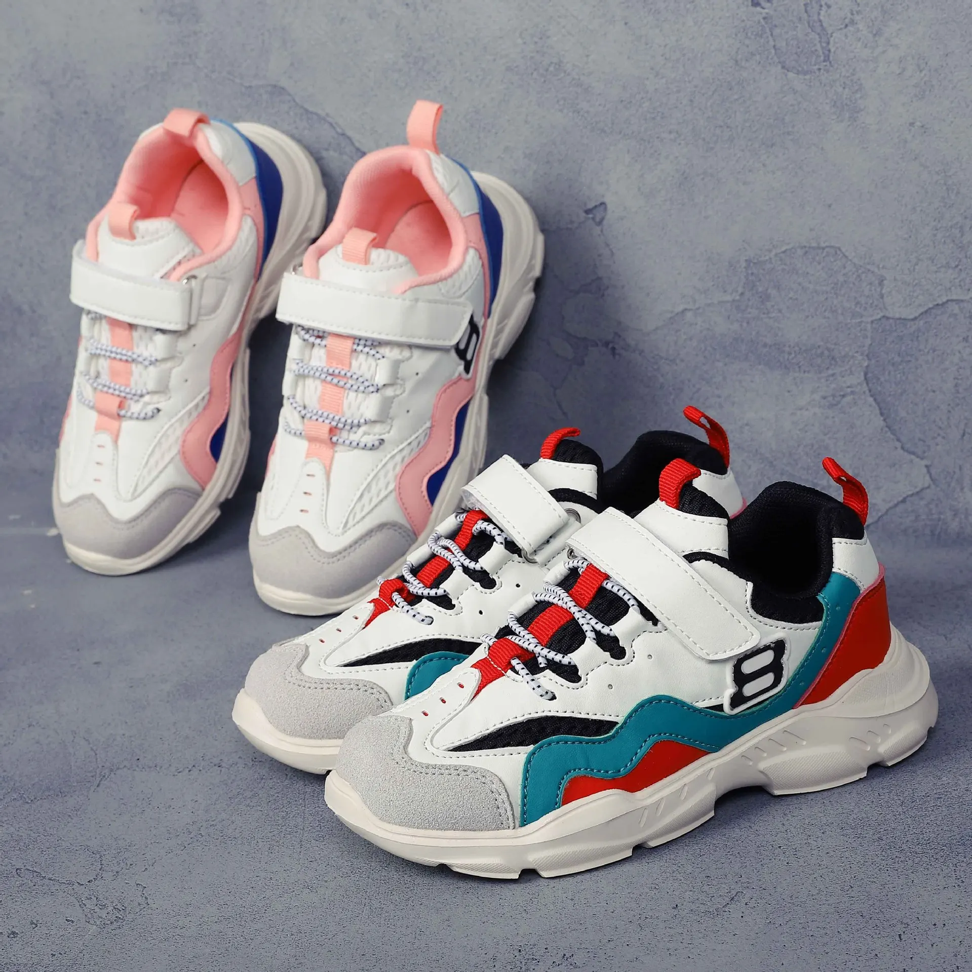 

2019 Summer New Style Men And Women CHILDREN'S Shoes Athletic Shoes Mesh Women's Shoes Kids' Casual Shoes Teenager Children Runn