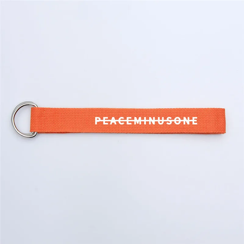 ORANGE KPOP G-Dragon 8 различных цветов пояс с надписью «peaceminusone» Kwon Ji Young - Цвет: ORANGE