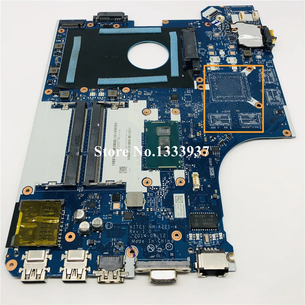 Для lenovo Thinkpad E550 Материнская плата ноутбука I3-5005U AITE1 NM-A221 основная плата
