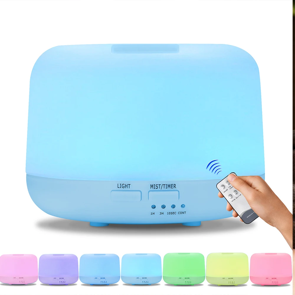 

300ML Essentil Oil Aromatherapy Diffuser Air Aroma Humidifier With Remote Control Air Diffuser 7 Color LED Lights For Home