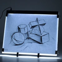A3 USB podświetlana podkładka LED Artcraft podświetlane urządzenie do odrysowywania deska do kopiowania cyfrowy Tablet malarstwo pisanie Tablet graficzny diament tabliczka do rysowania/malowania 5