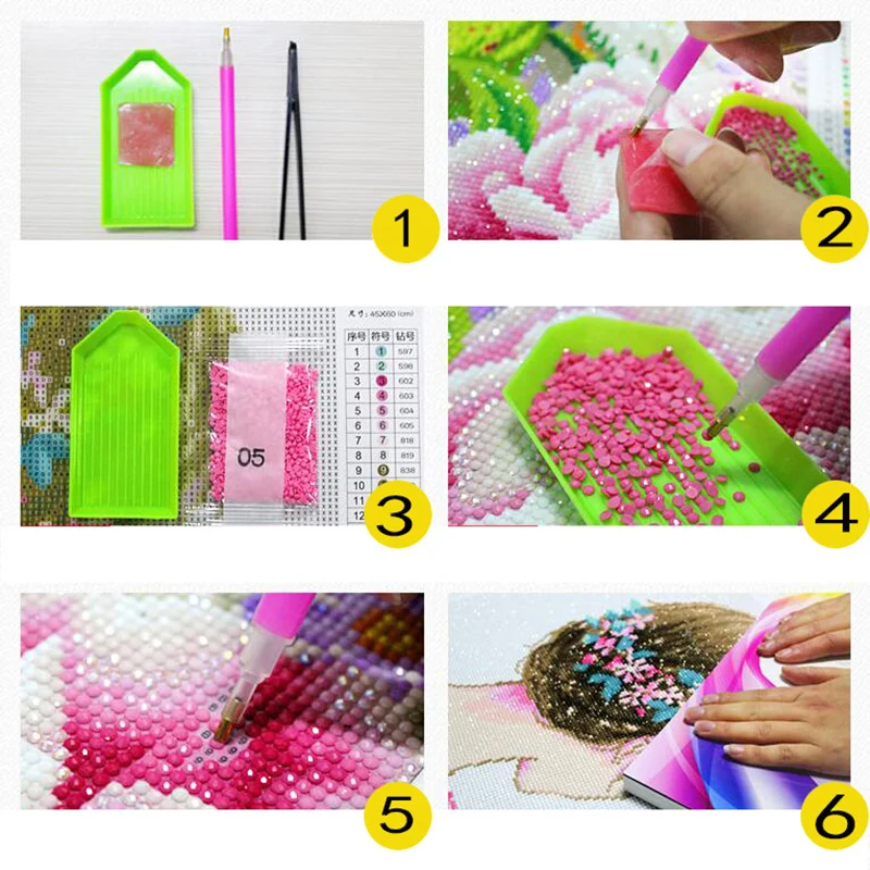 DIY Алмазная вышивка животное олень крестиком Мозаика Картина Пейзаж узор Полный