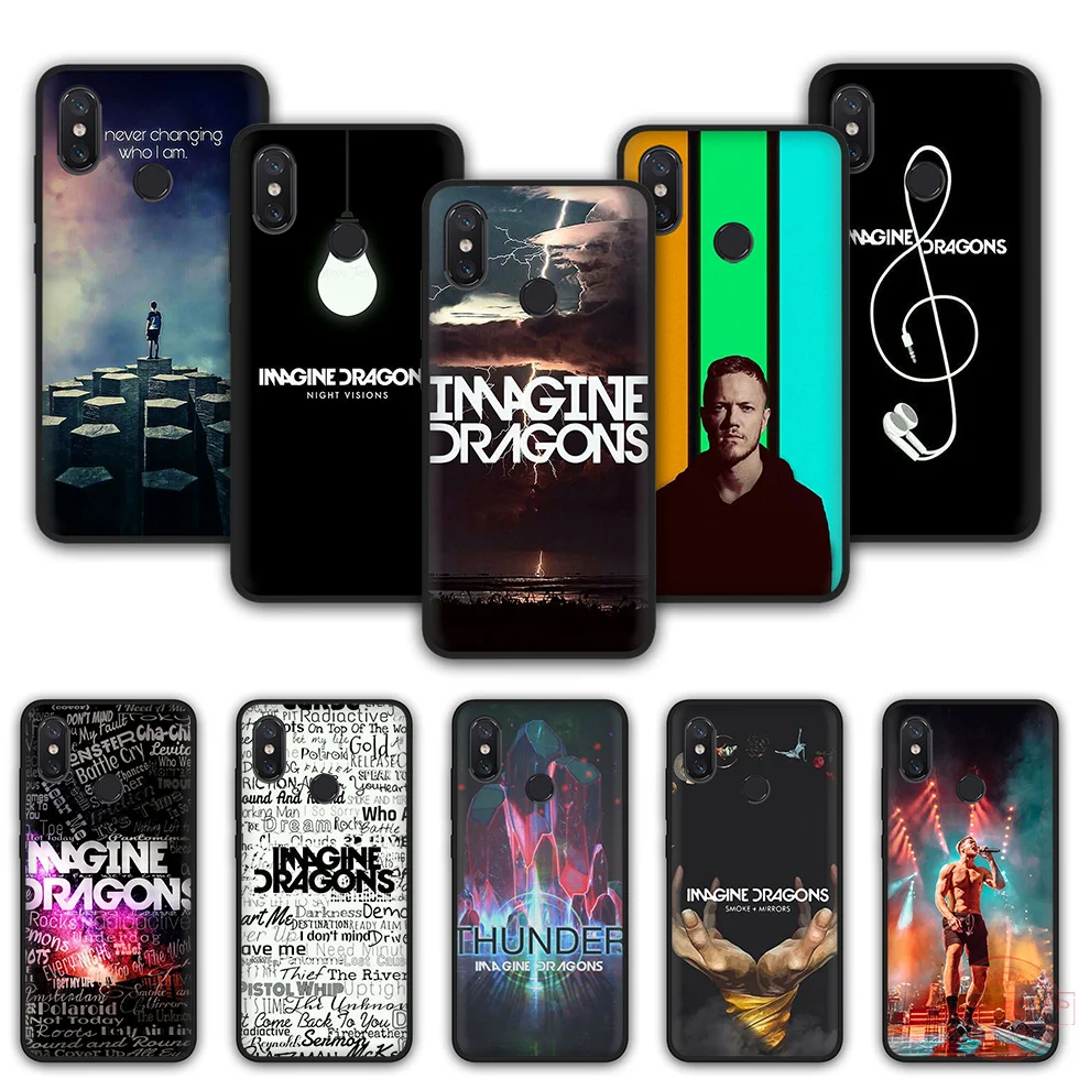 WEBBEDEPP Imagination Dragon Модный мягкий силиконовый чехол для телефона Xiaomi Mi 6 8 A2 Lite A1 F1 9 MAX 3
