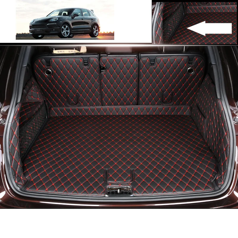 Автомобильные коврики для багажника кожаная Автомобильная подкладка porsche cayenne 2011