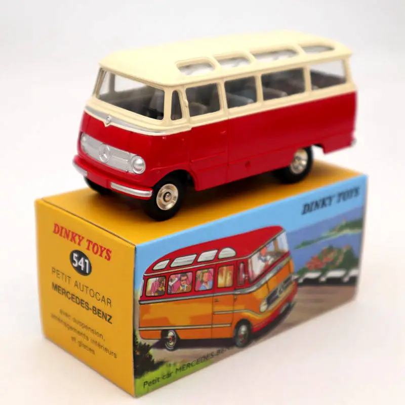 

Atlas 1/43 Dinky toys 541 Petit Autocar For Mercedes Benz Small Bus Diecast Models Collection