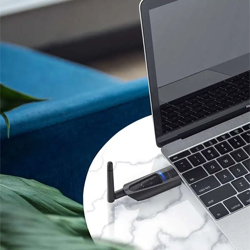 Беспроводной bluetooth V5.0 USB аудио видео приемник BlitzWolf передатчик 2 в 1 адаптер для ПК
