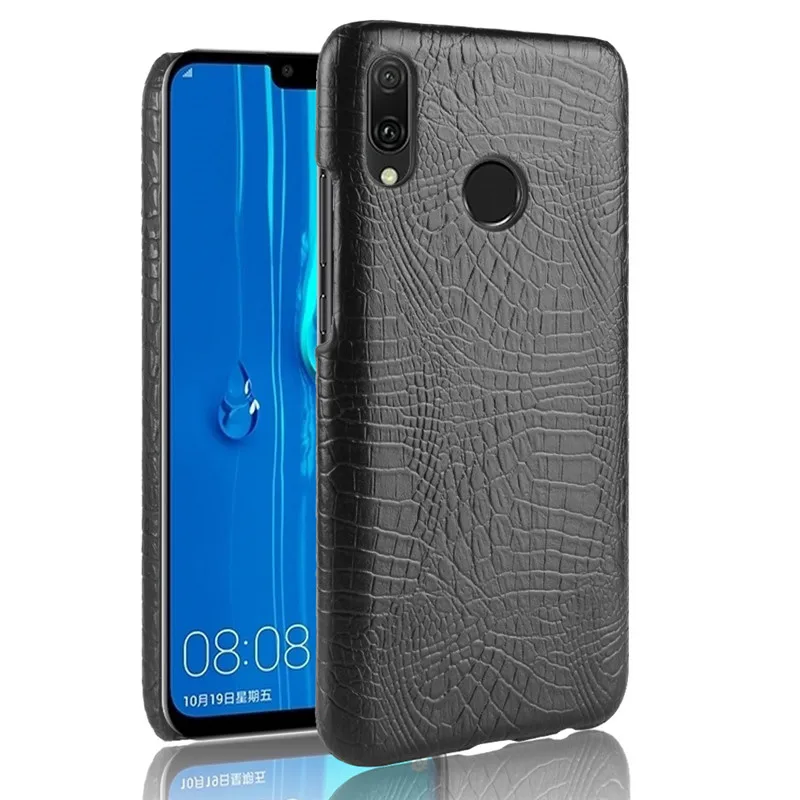 Huawei Y9 2019 Case Huawei Y9 2019 Cover Leather Hard Plastic Phone