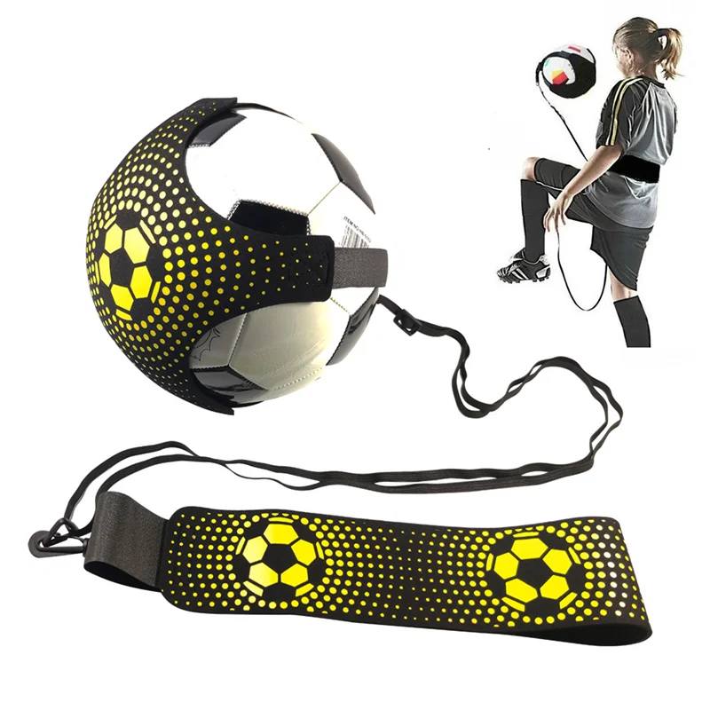 

Soccer Trainer Hands-Free Solo Kick Football Training Aid Practice Tool Equipment For juggling Foot Control Kicking Practice