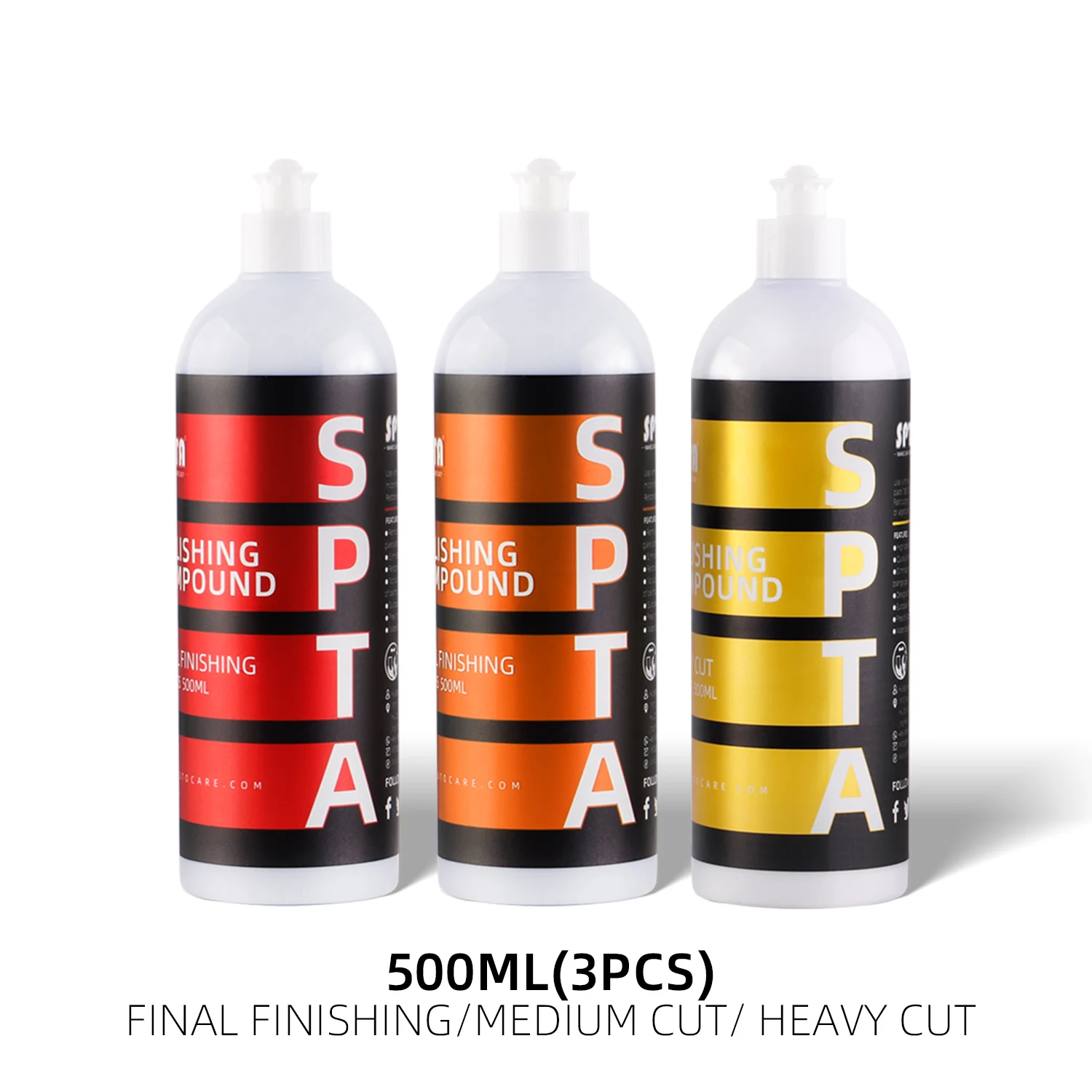 1Pcs SPTA NEW 400ml Polishing Compound Water Cylindrical Sub-Bottle  Chemical Slip For Qd Liquid Car Detailing Tool - AliExpress