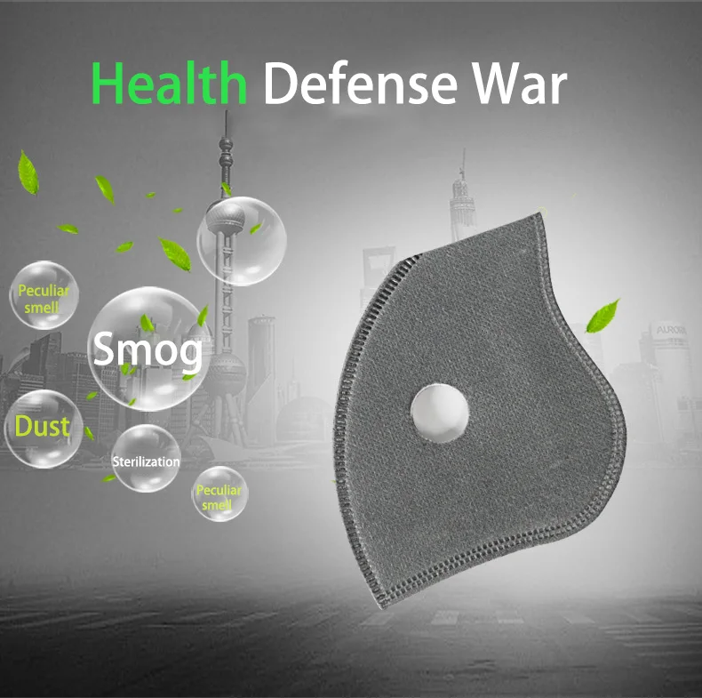 XINTOWN Bike Riding Face Mask Valves Activated Carbon Filter Windproof Personality Outdoor Sports Masks Accessories Cycling