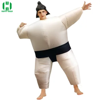 

New style Sumo Inflatable Costume Jumpsuit Unisex Party Carnival Christmas Halloween Purim Cosplay costume for adults and kid