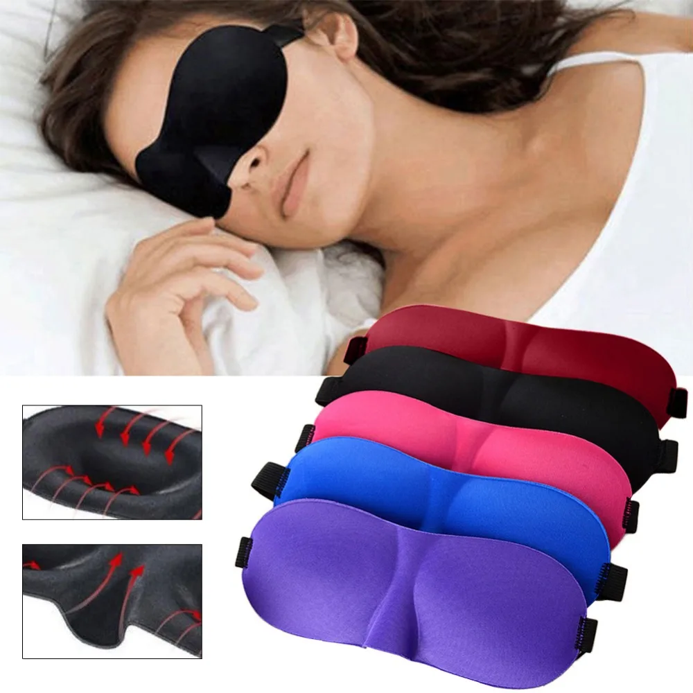 

Sleep Mask 3D Sleeping Bandage Travel Rest Portable Eye Masks Soft Shade Breathable Eyepatch Night Blindfold Relaxing Cover Aid