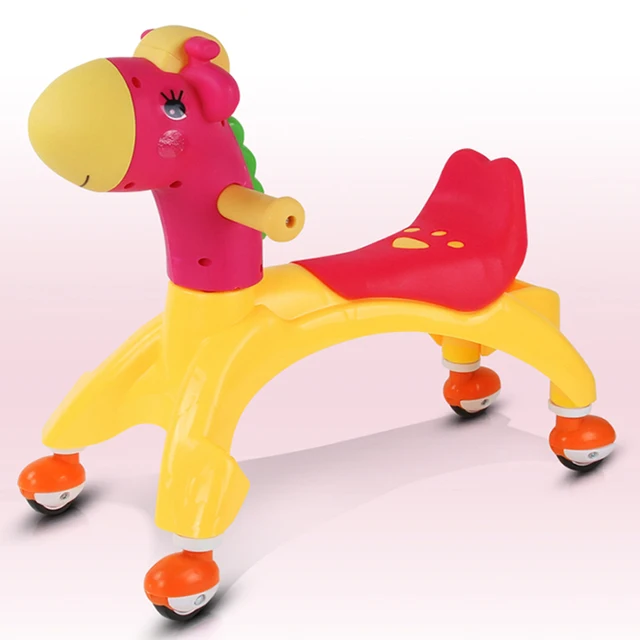 Doki Toy Kids Toy Car Children Ride On Car Baby Walker 1-3 Years Old Universal Wheel Baby Swing Car Ride On Toys Popular 2022 2